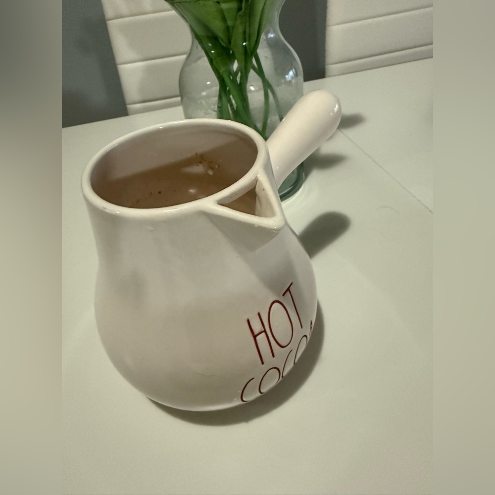Rae Dunn White Hot Cocoa Pitcher ⭐️ collectible - Picture 10 of 11